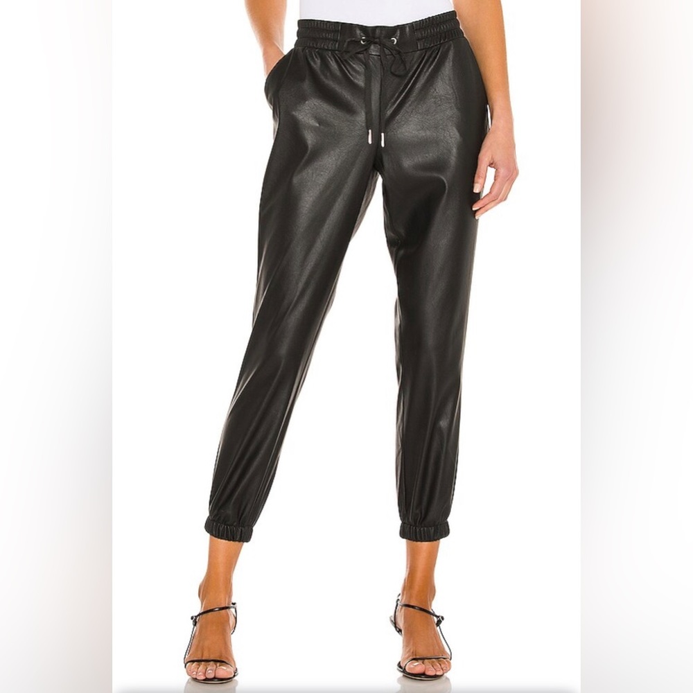 n:Philanthropy Scarlett leather pants/joggers